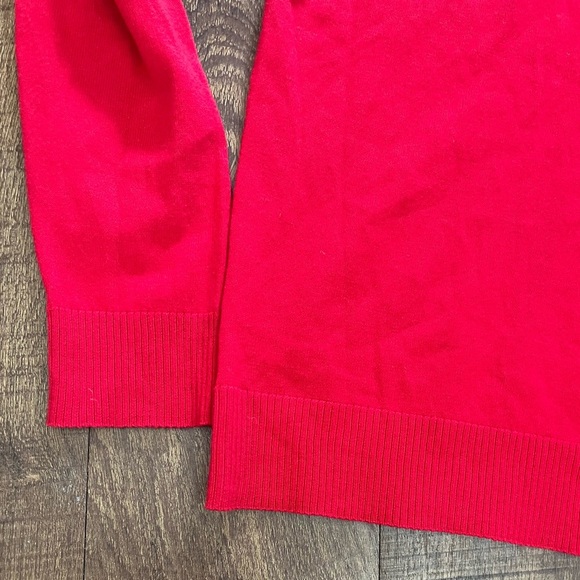 NWT Alfani Mens red v-neck sweater Sz small - Picture 3 of 6